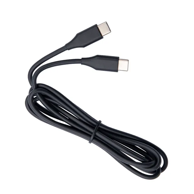 - USB-kabel - USB-C (hane) till USB-C (hane) - 1.2 m - svart
