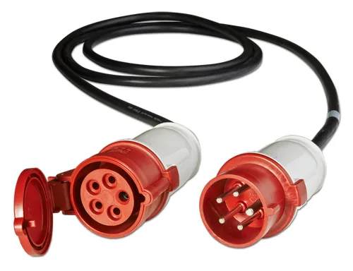 Modular IT Power Distribution Cable Extender - Förlängningskabel för ström - IEC 60309 16A (hane) till IEC 60309 16A (hona) - AC 400 V - 6 m - för