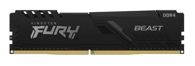 Kingston FURY Beast - DDR4 - modul - 32 GB - DIMM 288-pin - 3200 MHz / PC4-25600 - CL16 - 1.35 V - ej buffrad - icke ECC - svart
