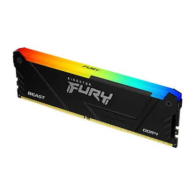 FURY Beast RGB DDR4-3200 - 32GB - CL16 - Single Channel (1 pcs) - Intel XMP - Svart