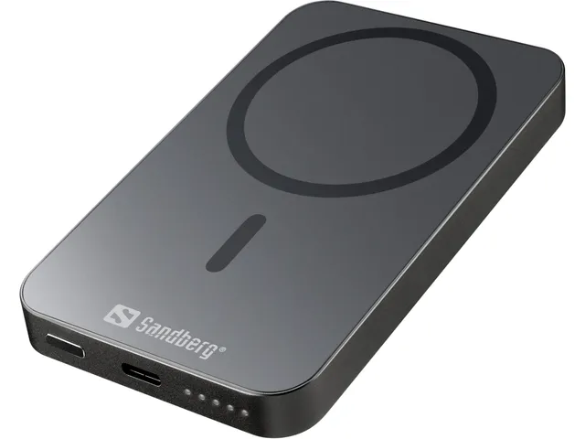 5000 ALU - Trådlös powerbank - Li - 5000 mAh - 19.25 Wh - 20 Watt - 3 A (USB-C)