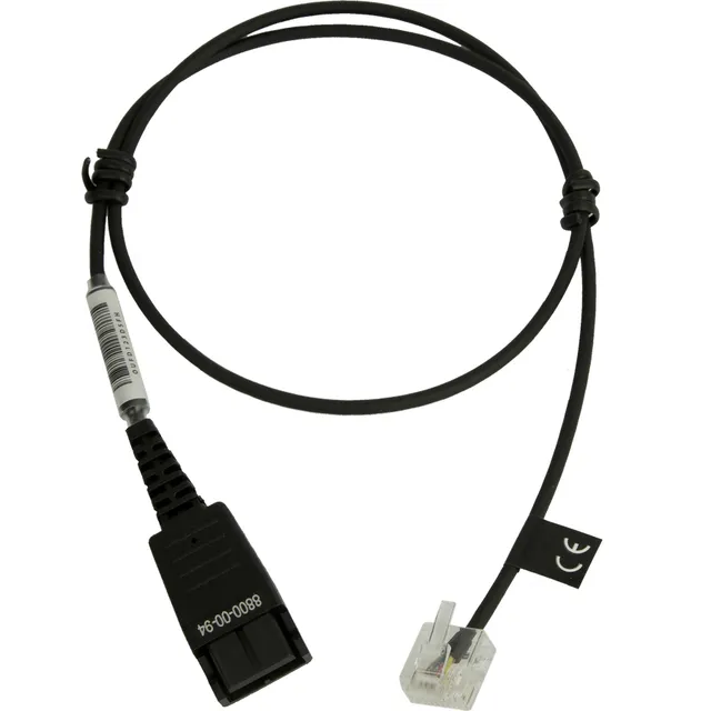 anslutningskabel QD till RJ45, rak 50 cm
