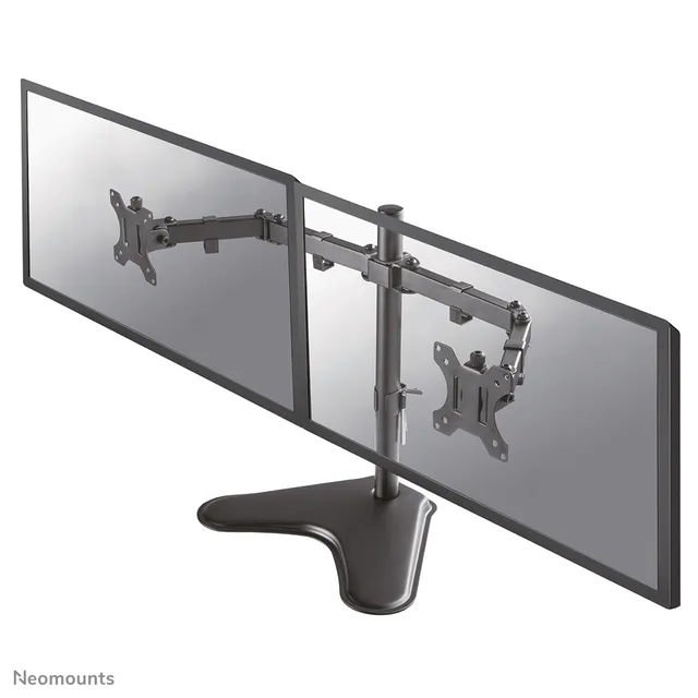 Bordsstativ Neomounts Full Motion Dual Desk Stand för 2 skärmar 10-32" - Svart