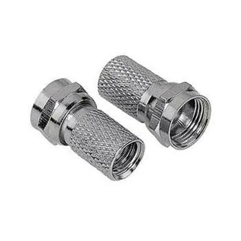 F-kontakter till Satellitkabel 6.5 mm (2st)
