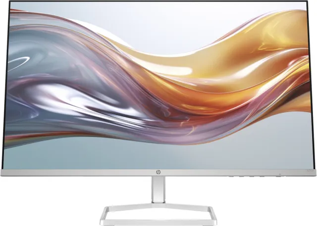 HP 527sw - 5 Series - LED-skärm - 27" - 1920 x 1080 Full HD (1080p) @ 100 Hz - IPS - 300 cd/m² - 1500:1 - 5 ms - 2xHDMI, VGA - vit, silver (ställ)