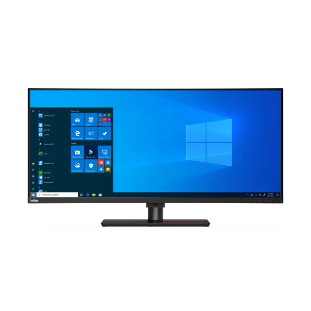 ThinkVision P40w-20 - LED-skärm - böjd - 40 (39.7 visbar) - 5120 x 2160 WUHD @ 75 Hz - IPS - 300 cd/m² - 1000:1 - 4 ms - 2xThunderbolt 4, DisplayPort, HDMI - korpsvart
