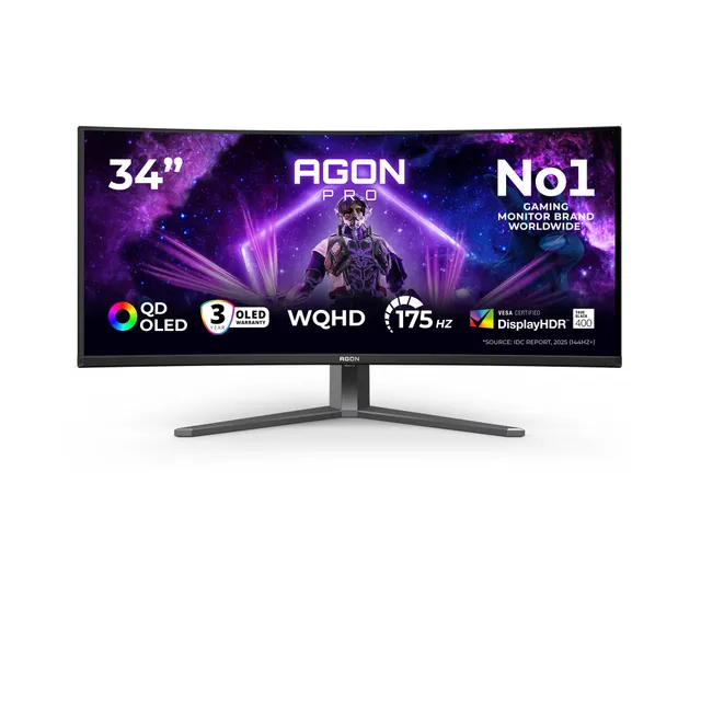AGON PRO AG346UCD - OLED-monitor - böjd - 34"