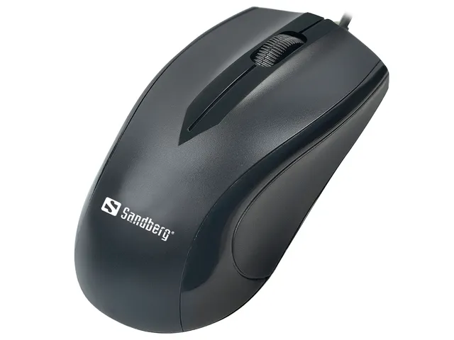 USB Mouse - Mus - optisk - 3 knappar - ka