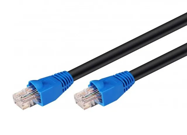 CAT6 U/UTP Outdoor 10m Svart