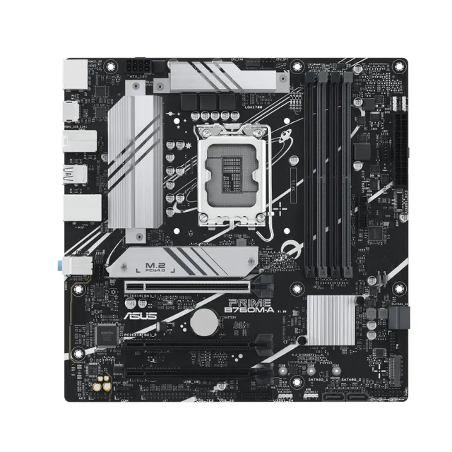 PRIME B760M-A-CSM (V2) Moderkort - Intel B760 - Intel LGA1700 - DDR5 RAM - Micro-ATX