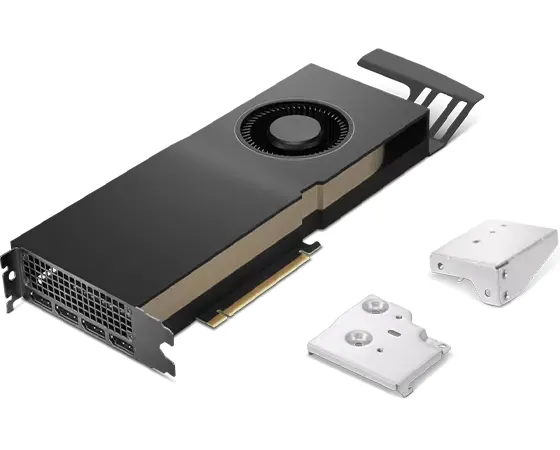 NVIDIA RTX - Grafikkort - RTX A5500 - 24 GB GDDR6 - PCIe 4.0 x16 - 4 x DisplayPort - brun låda - för ThinkStation P3 30GS