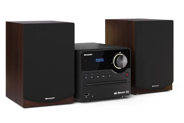 XL-B517D - Mikrosystem - 2 x 7.5 Watt - brun