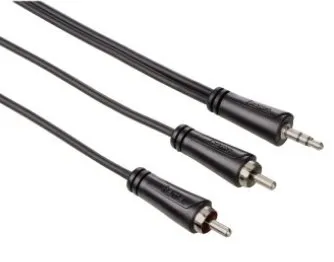 Ljudkabel - RCA x 2 hane till mini-phone st