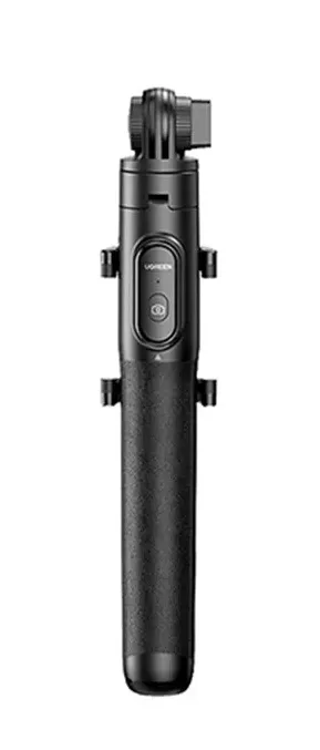 LP586 Selfie stick telescopic tripod with Bluetooth remote control - 1.5m - Black