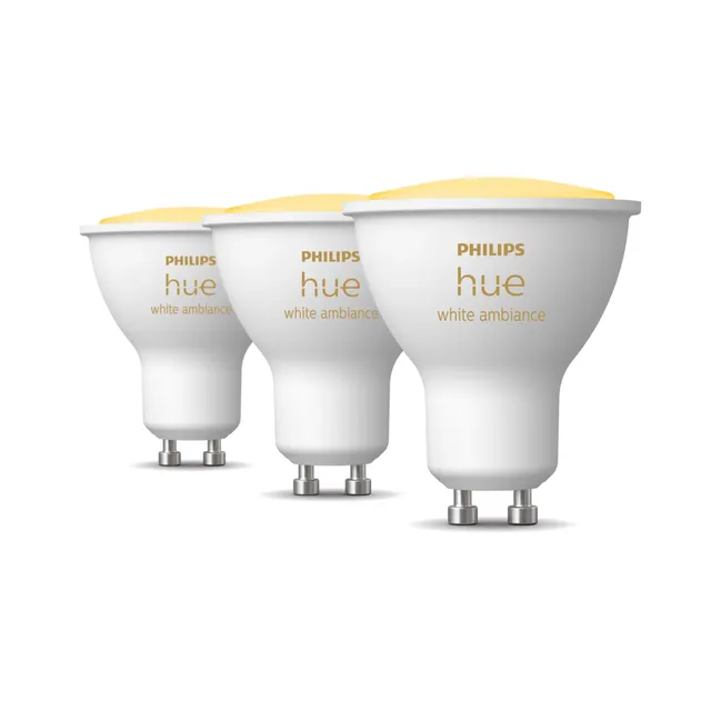 Hue White Ambiance Gu10 Spotlight - 3-Pack