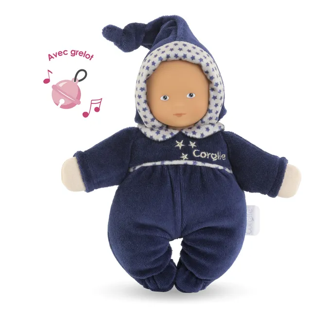 - Mon Doudou Babidoux Navy Blue Starry Dreams Baby Doll 20cm