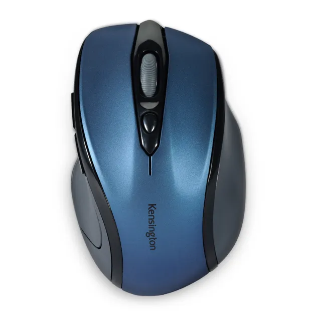 Pro Fit Mid-Size - Mus - högerhänt - optisk - trådlös - 2.4 GHz - trådlös USB-mottagare - safirblå