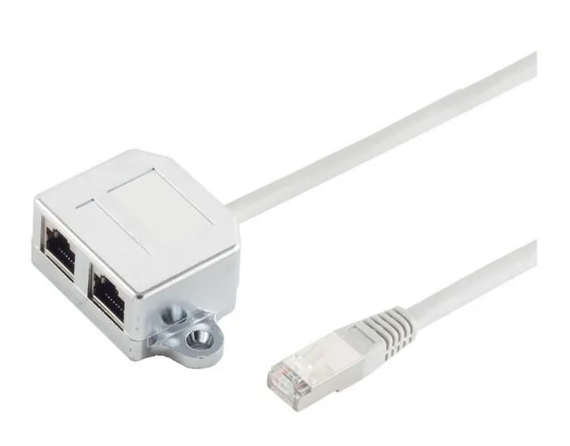 - Nätverksdelare - RJ-45 (hona) till