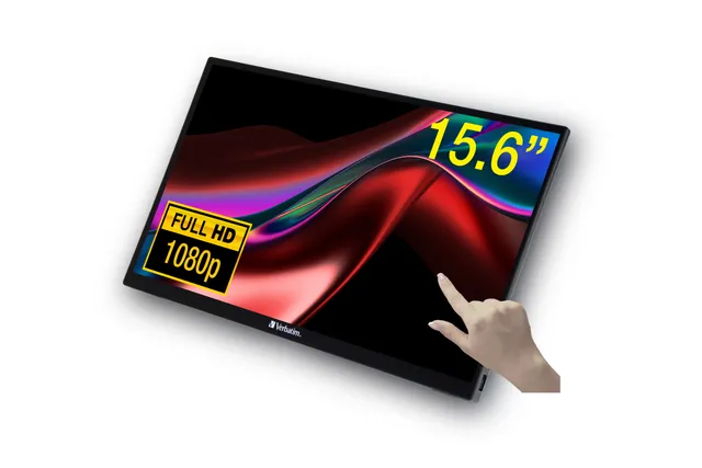 15" Verbatim PMT-15 - 1920x1080 (FHD) - IPS - Touchscreen