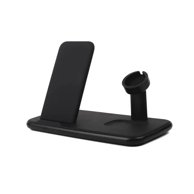 Trådlös Trippel QI Laddare USB-C Ansl. 20W to
