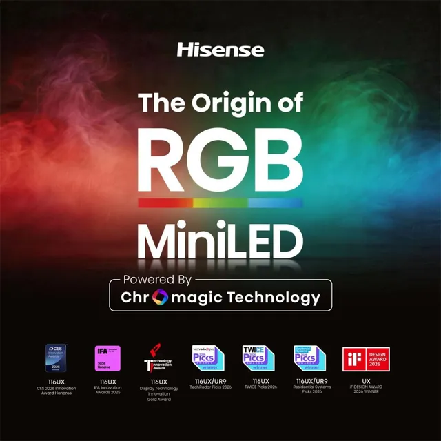 75" UR9S RGB MiniLED 4K Smart TV 180Hz (2026)