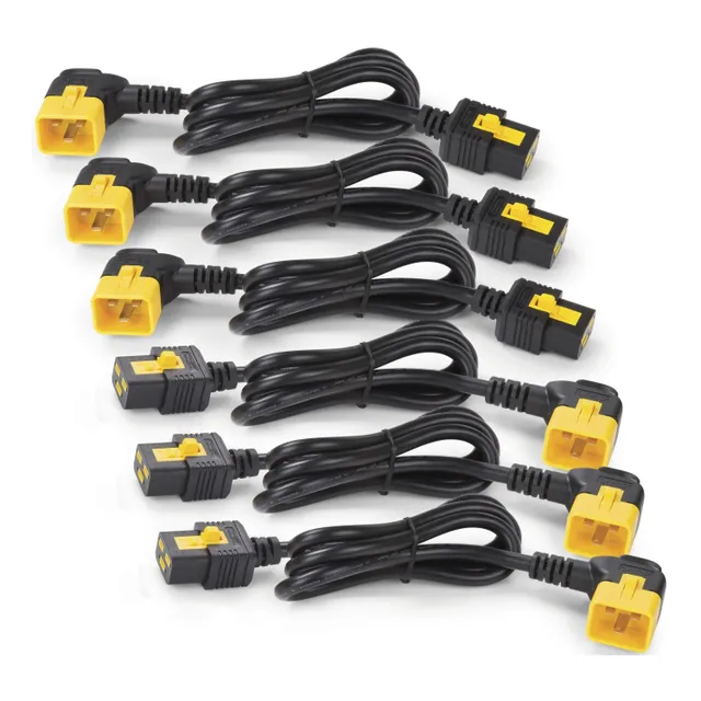 - Strömkabel - IEC 60320 C19 till IEC 60320 C20 - 16 A - 61 cm - 90° anslutning, sprintlåsning - svart - för P/N: SMT2200I-AR, SMT2200R2I-AR, SMT3