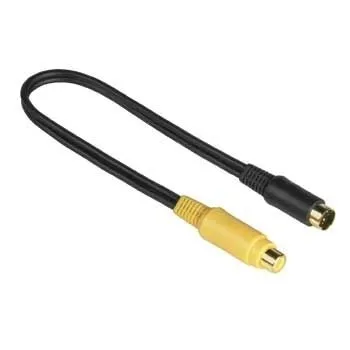 Adapter S-VHS-RCA Hane-Hona Svart 0.2m