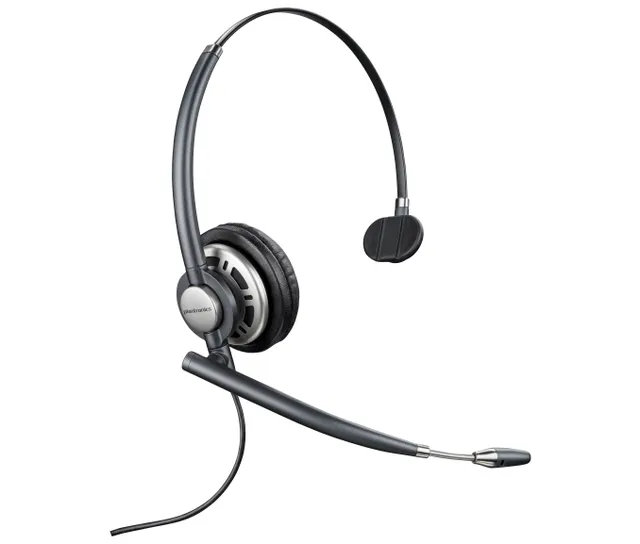 HP Poly EncorePro HW710 - EncorePro 700 Series - headset - på örat - kabelansluten - USB-A - svart