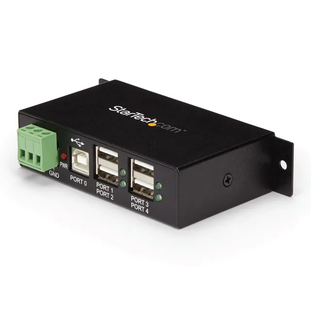 Rackmount USB 2.0 Hub - 4 Port Rugged