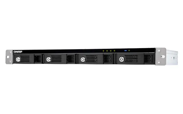TR-004U 4-bay expansionskabinett, 4x3.5" SATA, 1U rack, USB-C