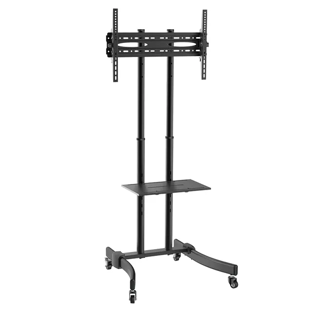 Golvstativ med hjul TV 37-70" max 40kg Svart