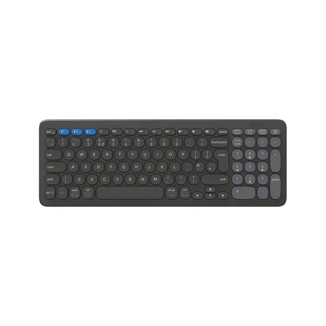 - Tangentbord - mellanstorlek - trådlös - Bluetooth - Nordisk