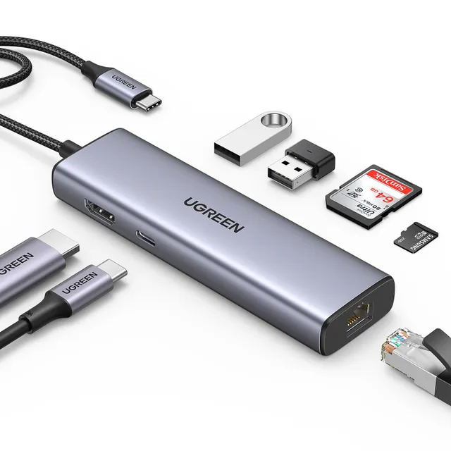 USB-C Hubb/Adapter - 6 ports