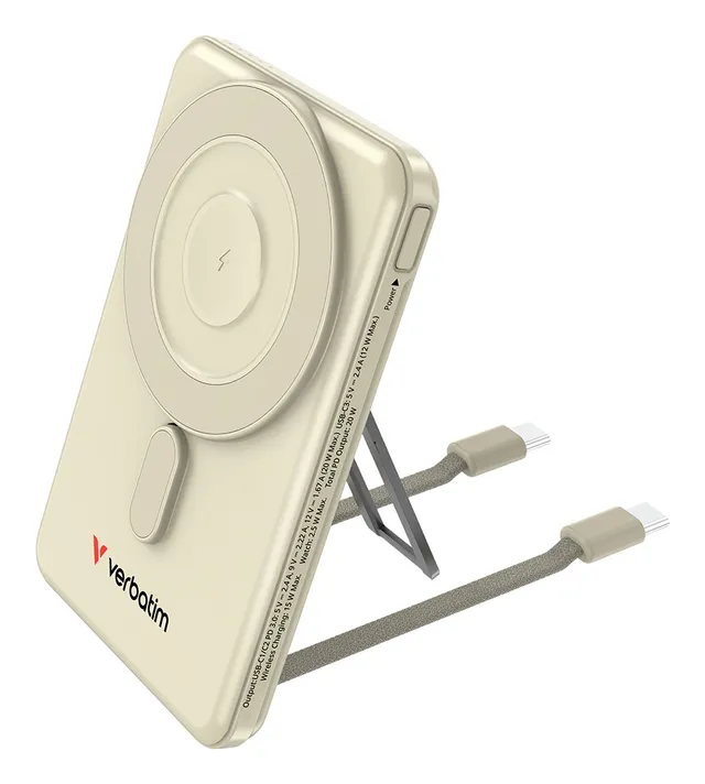 Charge 'n' Go 2C Power Bank Magnetic Wireless 5000