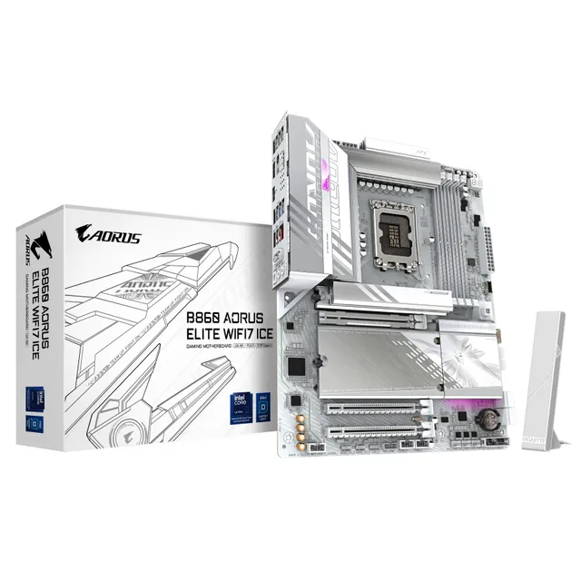 B860 Aorus Elite WIFI7 Ice
