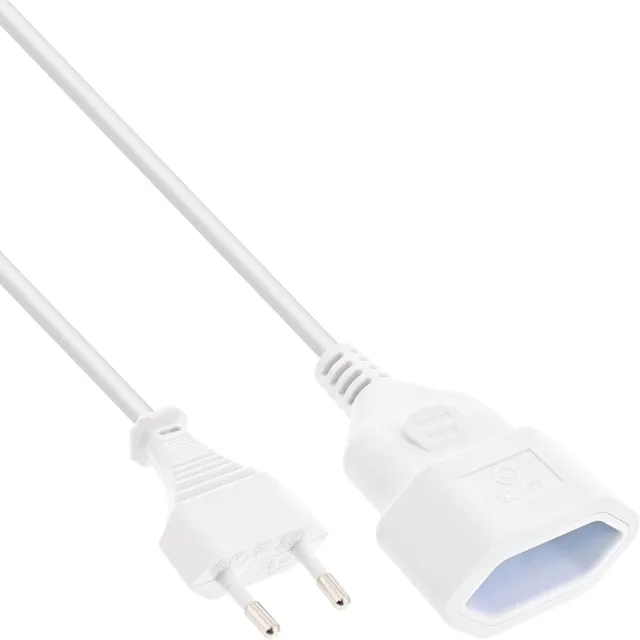 - power extension cable - Europlug to Europlug - 2 m