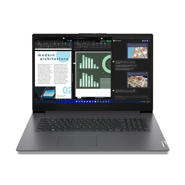 V17 G4, 17.3" Full HD IPS matt, Intel U300, 8 GB, 256 GB PCIe SSD, WiFi 6, Win11 Pro