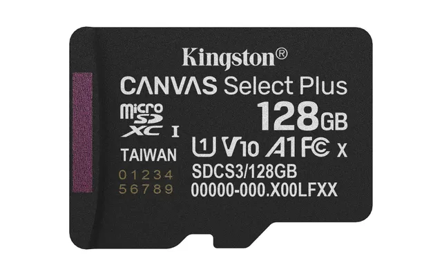 Canvas Select Plus - Flash-minneskort - 128 GB - A1 / Video Class V10 / UHS-I U1 / Class10 - mikroSDXC UHS-I