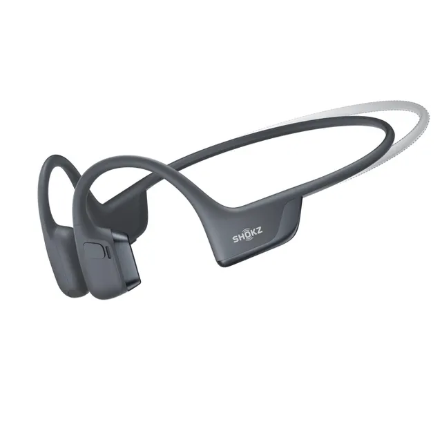 SHOKZ OpenRun Pro 2 Mini - Hörlurar med mikrofon - öppet öra - montering bakom nacken - Bluetooth - trådlös - svart