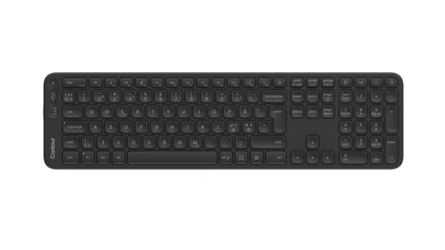Balance Full-Size Keyboard Wireless Pan Nordic Layout - Tangentbord - Nordisk