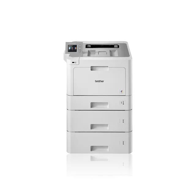 HL-L9310CDWTT - Skrivare - färg - Duplex - laser - A4/Legal - 2400 x 600 dpi - upp till 31 sidor/minut (mono)/ upp till 31 sidor/minut (färg) - kapacitet: 1300 ark - USB 2.0, Gigabit LAN, Wi-Fi(n), USB-värd, NFC - med Brother PRINT AirBag för 400.000 sidor