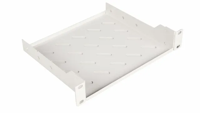 - rack shelf - 200 mm - 1U