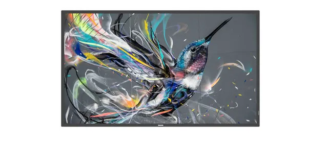 55BDL3511Q - 55" Diagonal klass (54.6" visbar) - Q-Line LED-bakgrundsbelyst LCD-skärm - digital skyltning - 4K UHD (2160p) 3840 x 2160