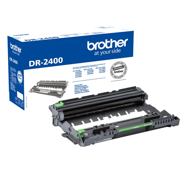 DR2400 - Svart - original - valsenhet - för Brother DCP-L2510, L2530, L2537, L2550, HL-L2310, L2370, L2375, MFC-L2710, L2713