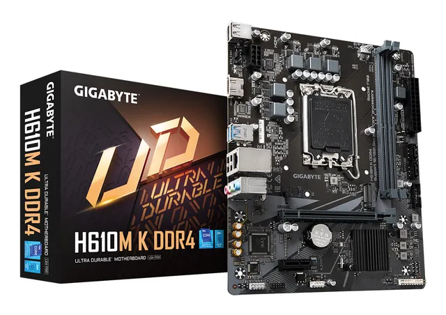 H610M K DDR4 Moderkort - Intel H610 - Intel LGA1700 - DDR4 RAM - Micro-ATX