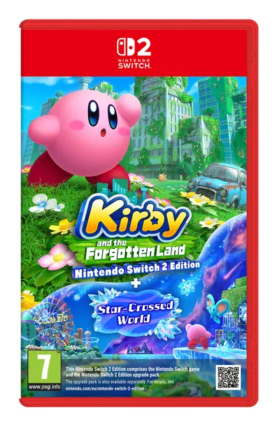 Kirby and the Forgotten Land - Switch 2 Edition + Star-Crossed World (Switch 2), Nintendo Switch 2, Fysiskt medium