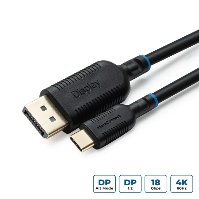 - Adapterkabel - USB-C (hane) till Di
