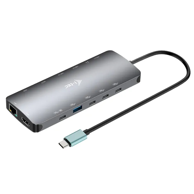 USB-C NANO 3X LCD DOCK 2X HDMI 1X USB-C VIDEO PD 140W