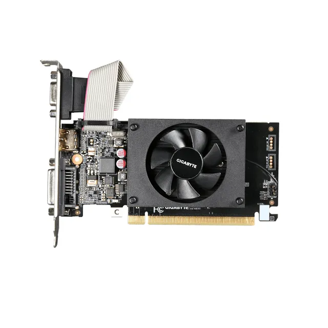 Gigabyte GV-N710D3-2GL - Grafikkort - GF GT 710 - 2 GB DDR3 - PCIe 2.0 x8 låg profil - DVI, D-Sub, HDMI