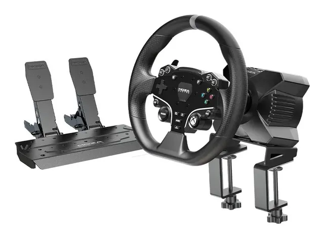 R3-Bundle (R3-Bas + ES-Ratt + SR-P Lite Tvåpedalset + Bordsfäste) - Wired Steering wheel & Pedal set - Microsoft Xbox One S